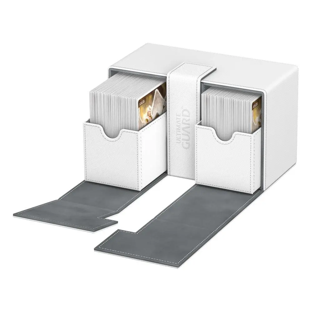 Ultimate Guard Twin Flip´n´Tray  Deck Case 160+ Standard Size XenoSkin White product photo