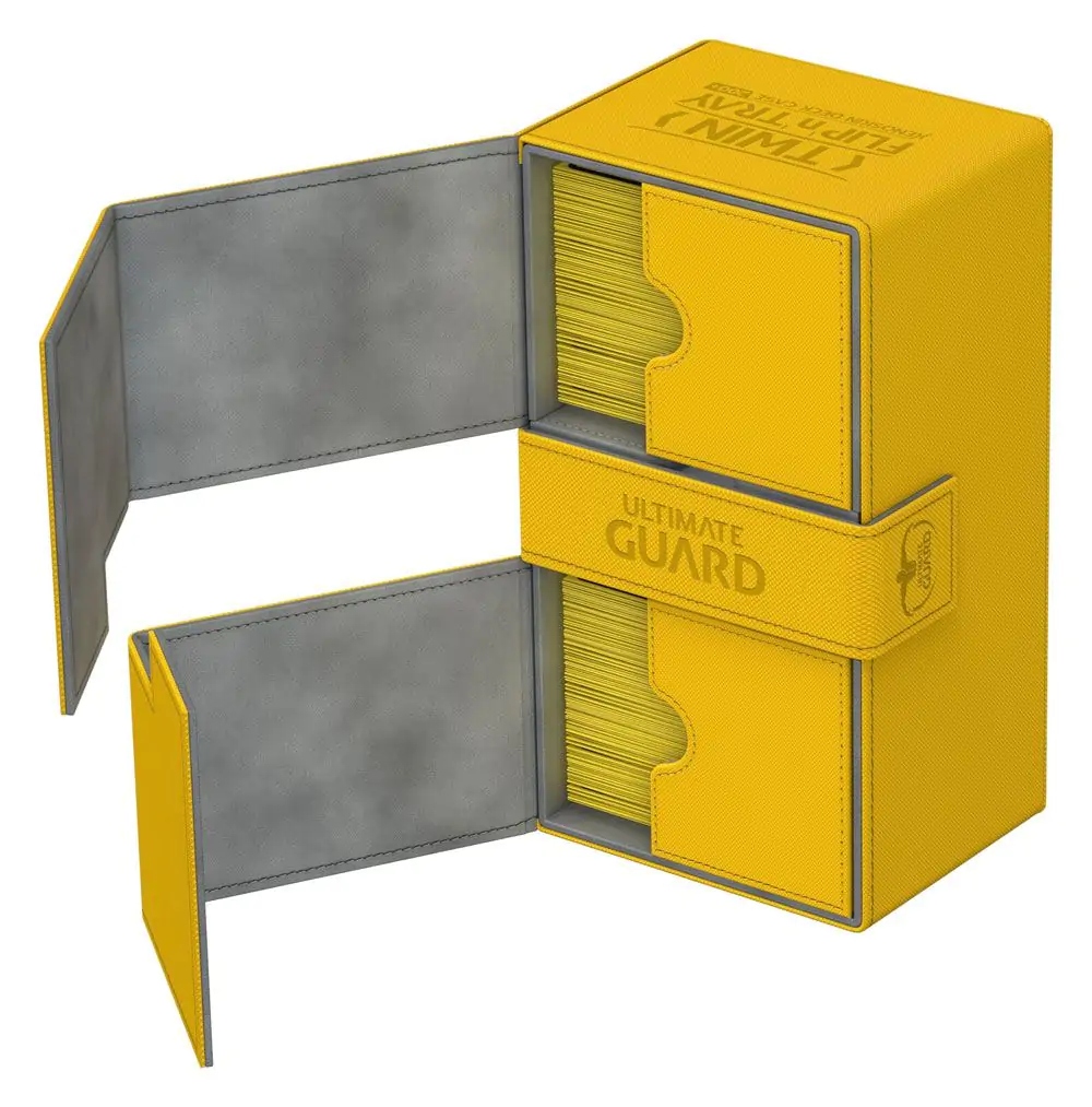Ultimate Guard Twin Flip´n´Tray Deck Case 200+ Standard Size XenoSkin Amber product photo