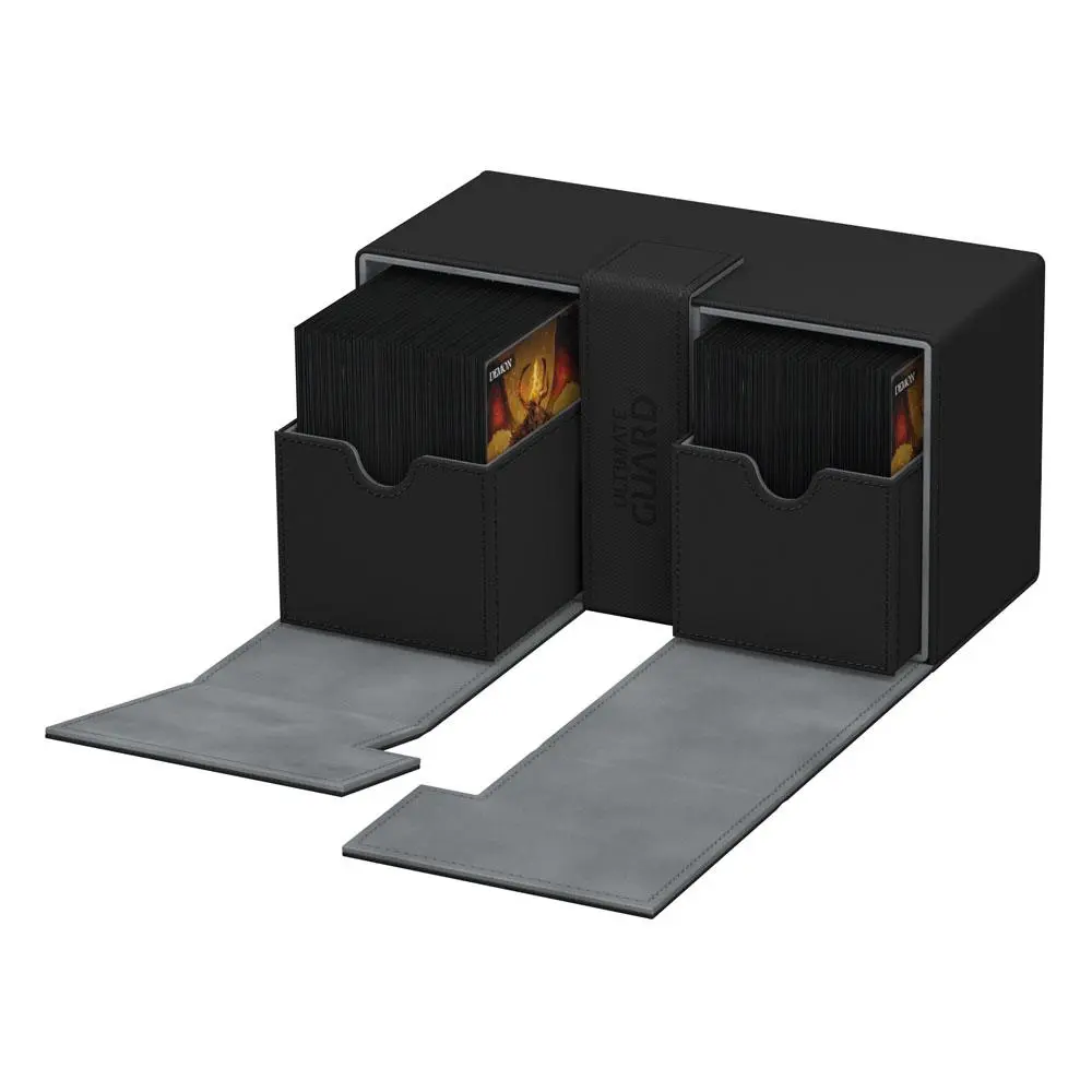 Ultimate Guard Twin Flip´n´Tray Deck Case 200+ Standard Size XenoSkin Black product photo