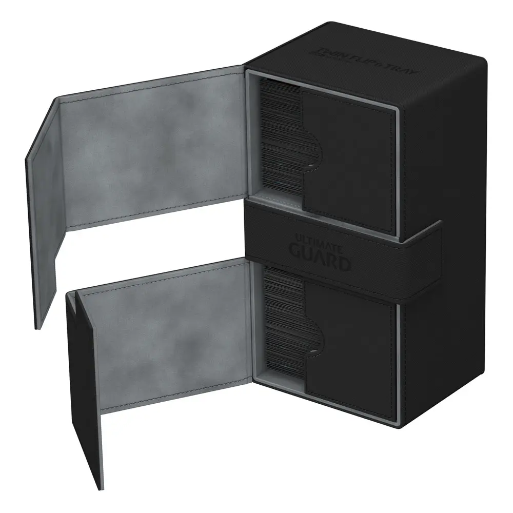 Ultimate Guard Twin Flip´n´Tray Deck Case 200+ Standard Size XenoSkin Black product photo