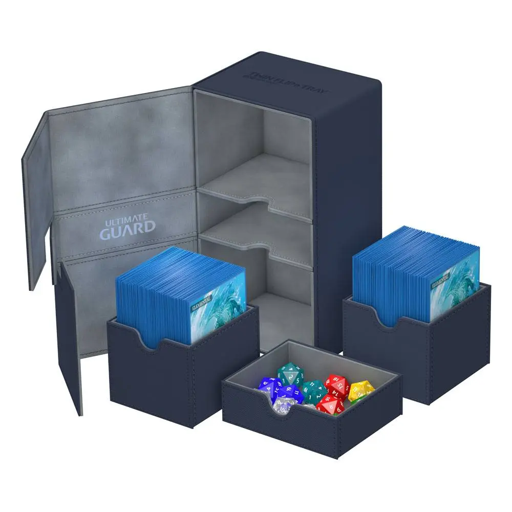 Ultimate Guard Twin Flip´n´Tray Deck Case 200+ Standard Size XenoSkin Blue product photo