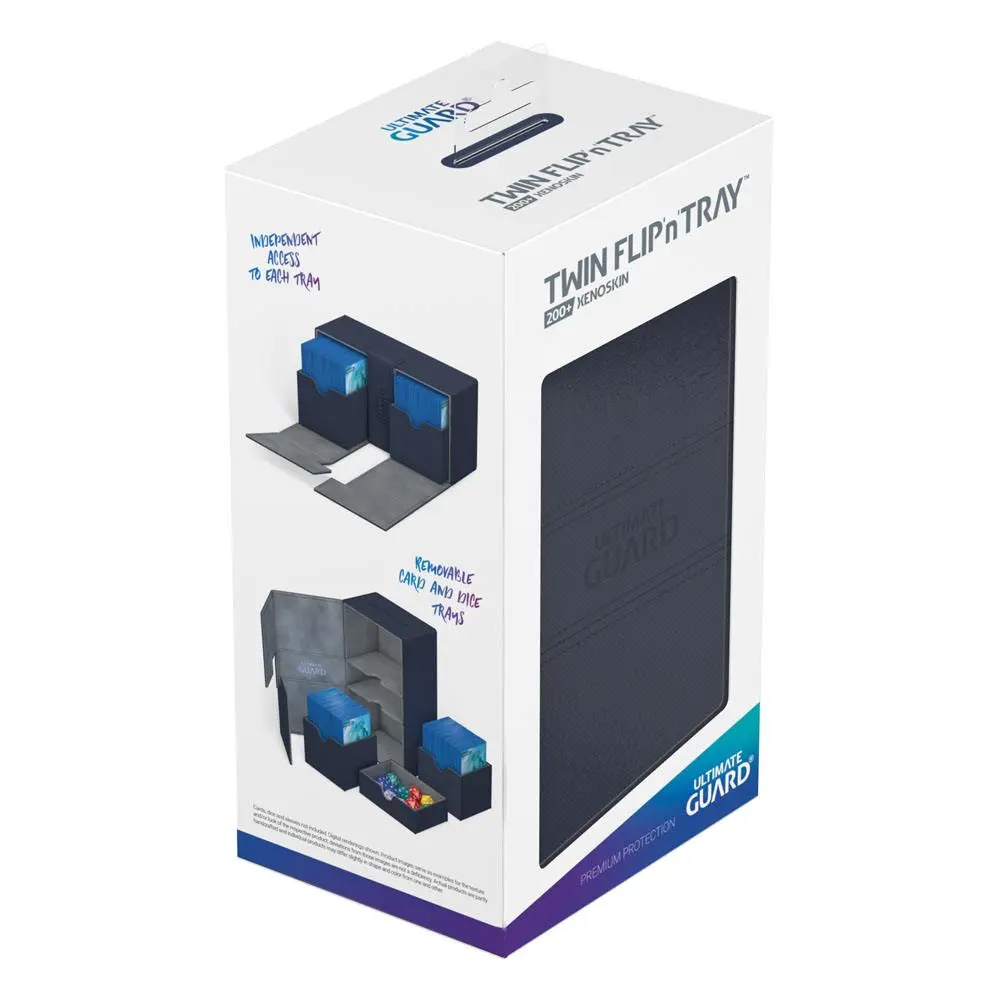 Ultimate Guard Twin Flip´n´Tray Deck Case 200+ Standard Size XenoSkin Blue product photo
