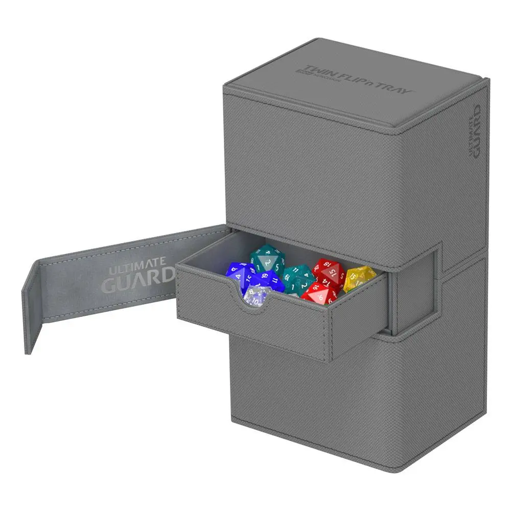 Ultimate Guard Twin Flip´n´Tray Deck Case 200+ Standard Size XenoSkin Grey product photo