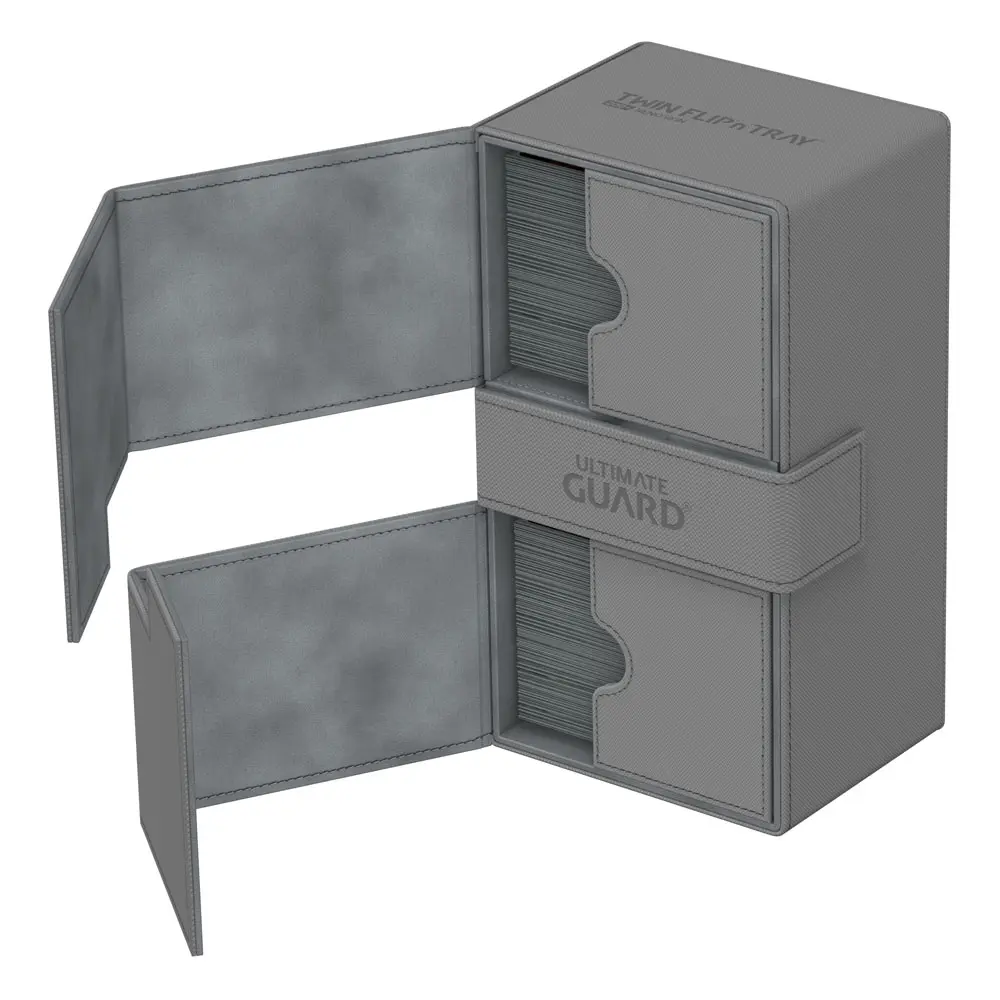 Ultimate Guard Twin Flip´n´Tray Deck Case 200+ Standard Size XenoSkin Grey product photo