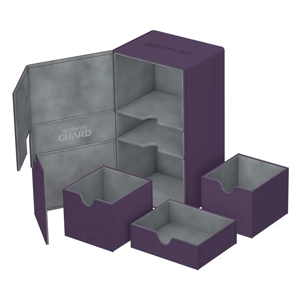 Ultimate Guard Twin Flip´n´Tray Deck Case 200+ Standard Size XenoSkin Purple product photo