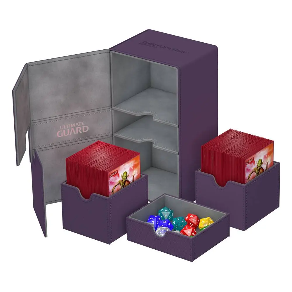 Ultimate Guard Twin Flip´n´Tray Deck Case 200+ Standard Size XenoSkin Purple product photo