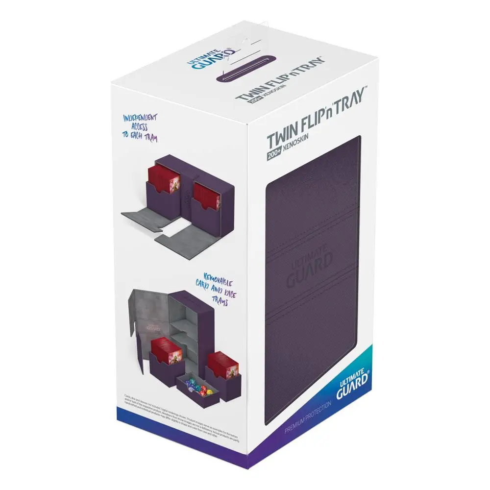 Ultimate Guard Twin Flip´n´Tray Deck Case 200+ Standard Size XenoSkin Purple product photo