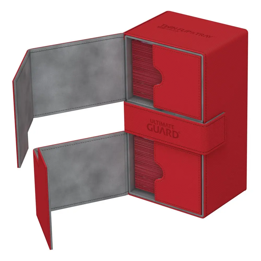 Ultimate Guard Twin Flip´n´Tray Deck Case 200+ Standard Size XenoSkin Red product photo