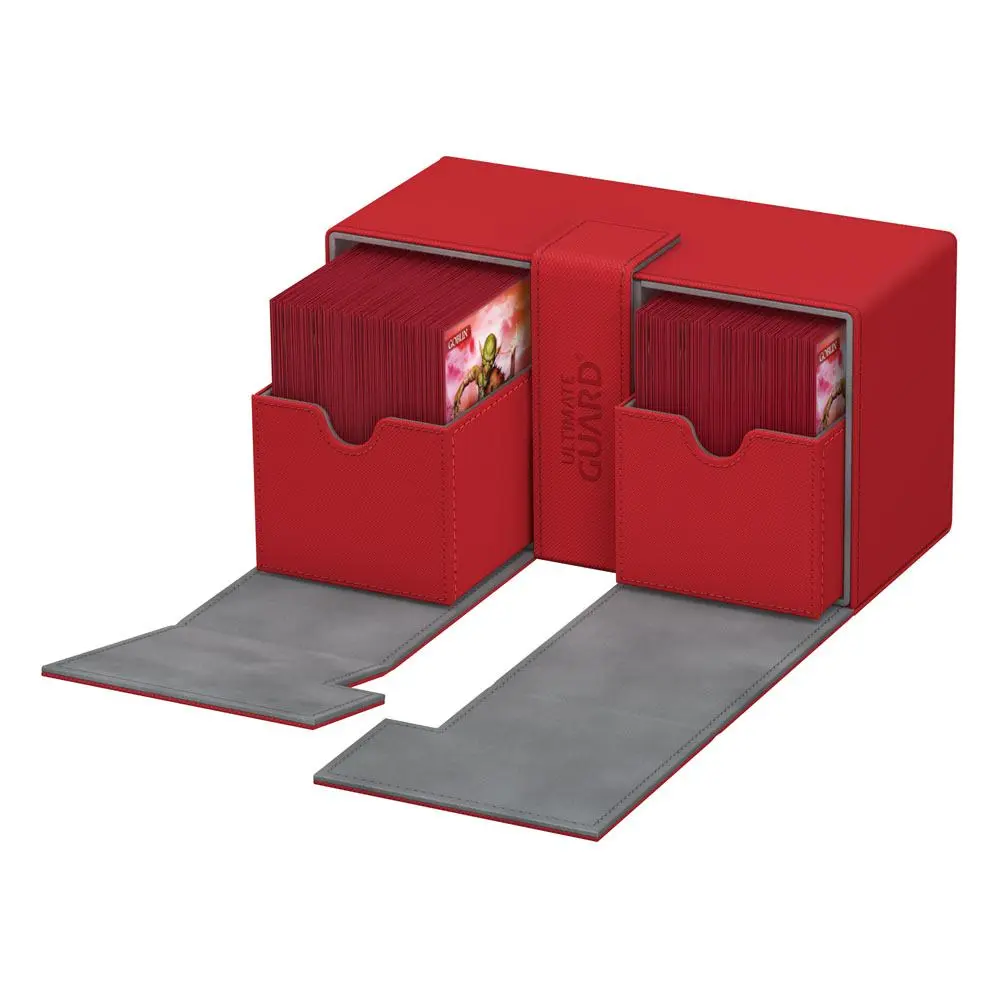 Ultimate Guard Twin Flip´n´Tray Deck Case 200+ Standard Size XenoSkin Red product photo