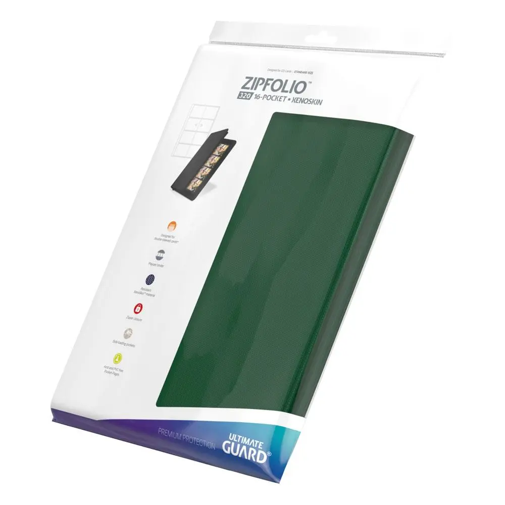 Ultimate Guard Zipfolio 320 - 16-Pocket XenoSkin Green termékfotó