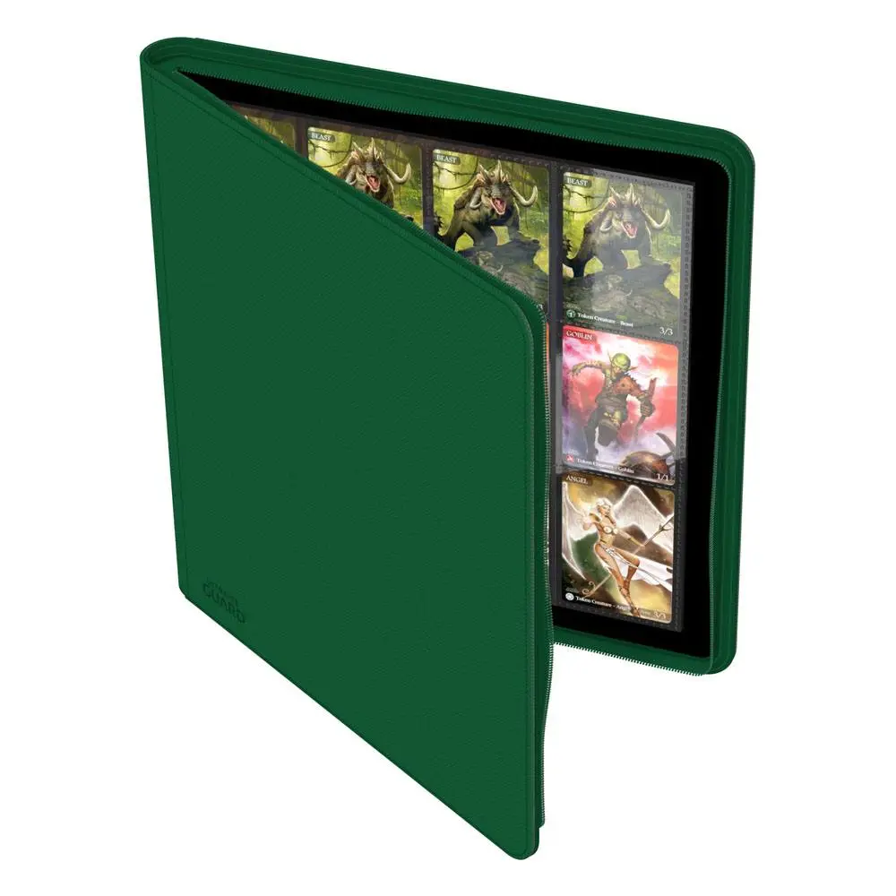 Ultimate Guard Zipfolio 480 - 24-Pocket XenoSkin (Quadrow) - Green product photo