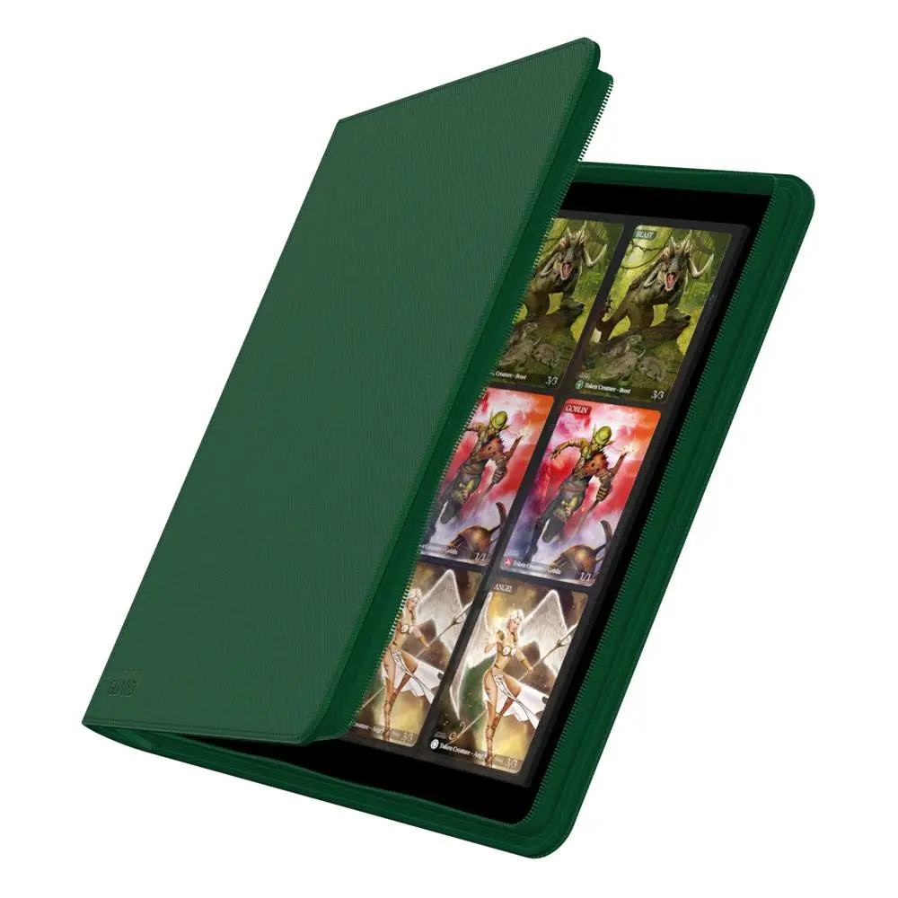 Ultimate Guard Zipfolio 480 - 24-Pocket XenoSkin (Quadrow) - Green product photo