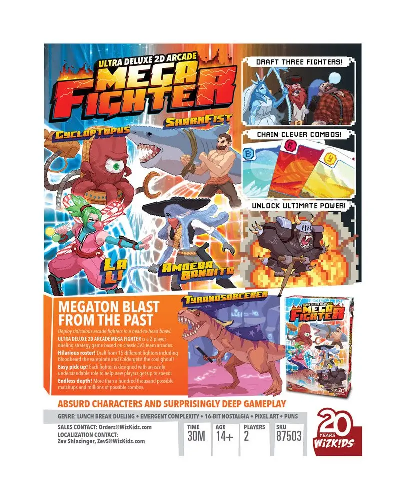 Ultra Deluxe 2D Arcade Mega Fighter Card Game *English Version* product photo