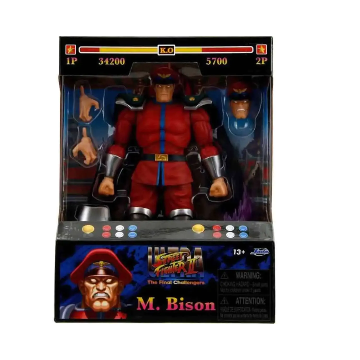 Ultra Street Fighter II: The Final Challengers Action Figure 1/12 Bison 15 cm product photo