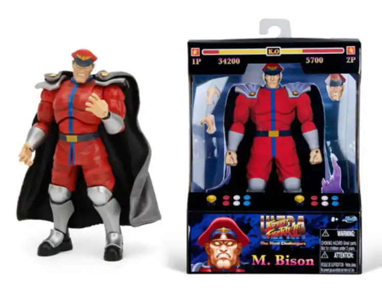 Ultra Street Fighter II: The Final Challengers Action Figure 1/12 Bison 15 cm product photo