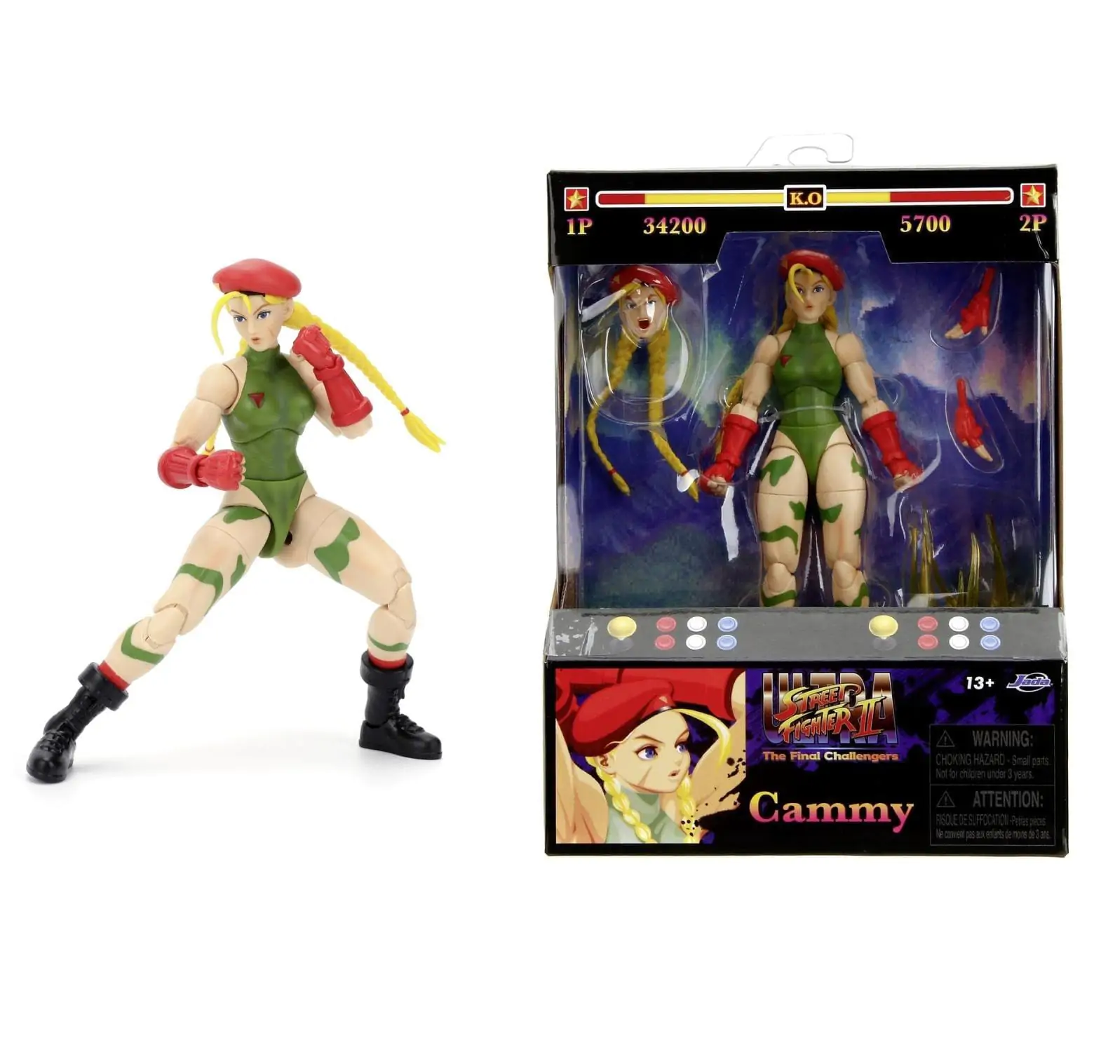 Ultra Street Fighter II: The Final Challengers Action Figure 1/12 Cammy 15 cm product photo