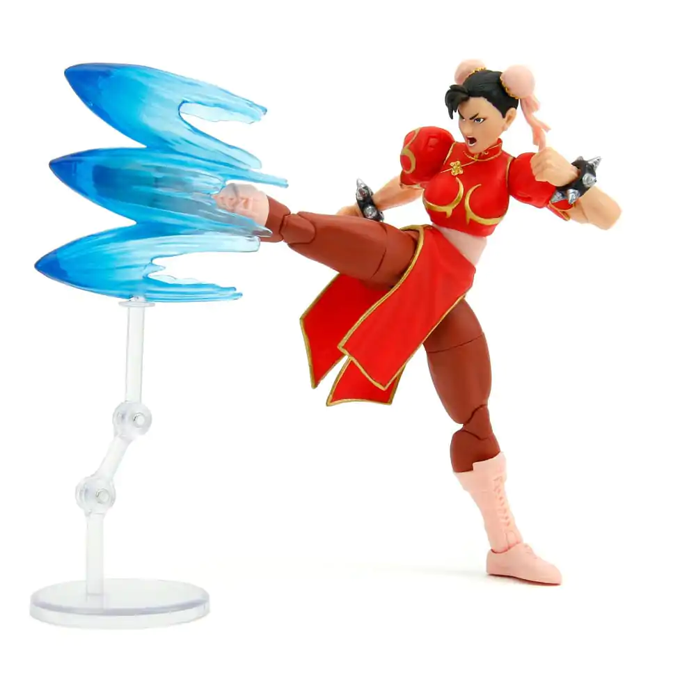 Ultra Street Fighter II: The Final Challengers Action Figure 1/12 Chun-Li Player 2 Red Ver. 15 cm product photo