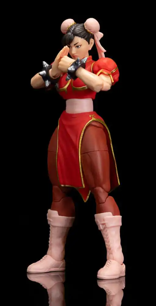 Ultra Street Fighter II: The Final Challengers Action Figure 1/12 Chun-Li Player 2 Red Ver. 15 cm product photo