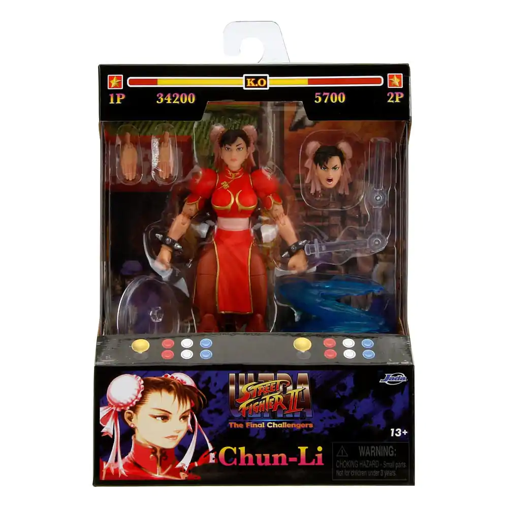 Ultra Street Fighter II: The Final Challengers Action Figure 1/12 Chun-Li Player 2 Red Ver. 15 cm product photo