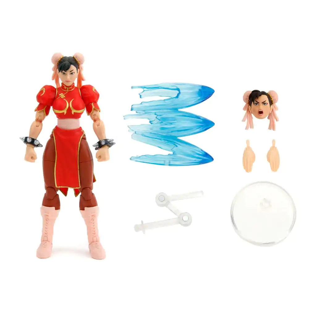 Ultra Street Fighter II: The Final Challengers Action Figure 1/12 Chun-Li Player 2 Red Ver. 15 cm product photo