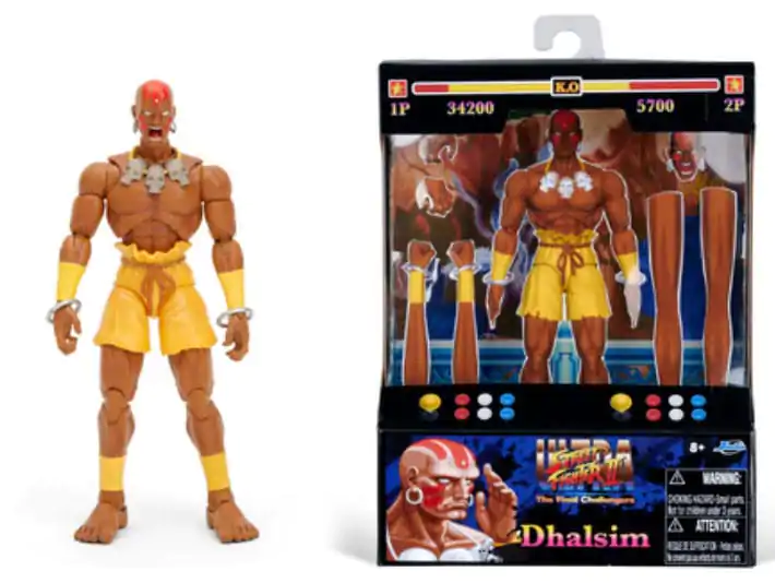 Ultra Street Fighter II: The Final Challengers Action Figure 1/12 Dhalsim 15 cm product photo