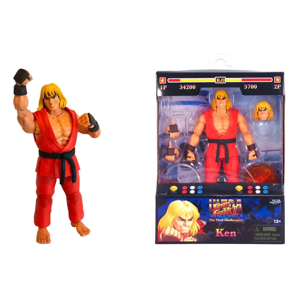 Ultra Street Fighter II: The Final Challengers Action Figure 1/12 Ken 15 cm product photo