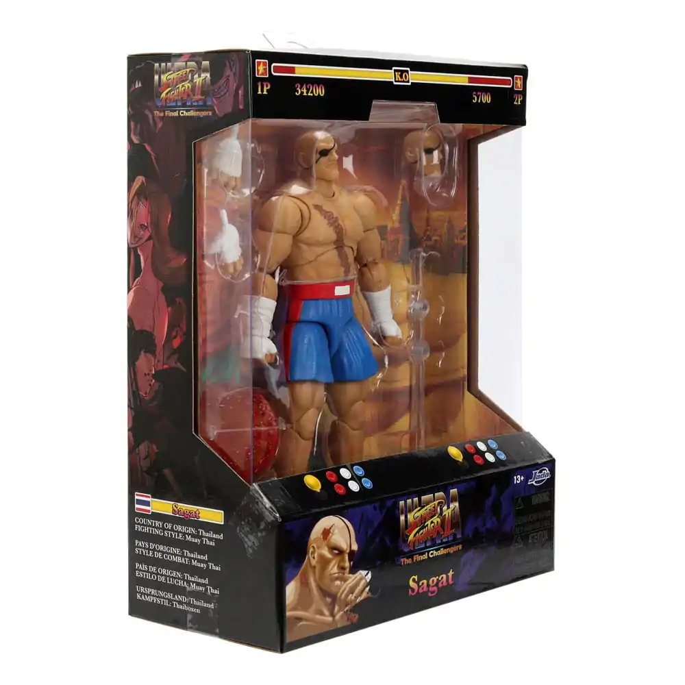 Ultra Street Fighter II: The Final Challengers Action Figure 1/12 Sagat 19 cm product photo