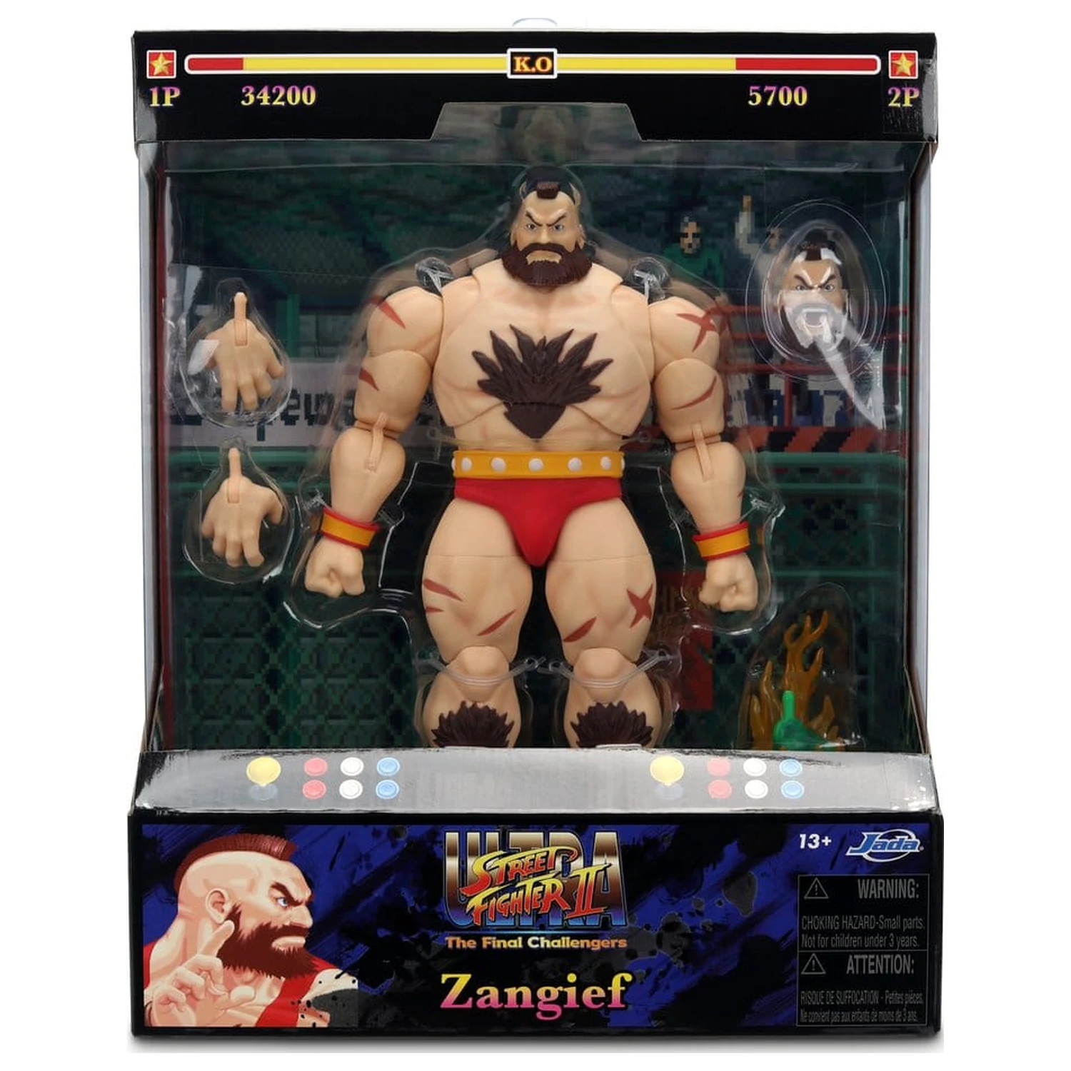 Ultra Street Fighter II: The Final Challengers Action Figure 1/12 Zangief 18 cm       product photo