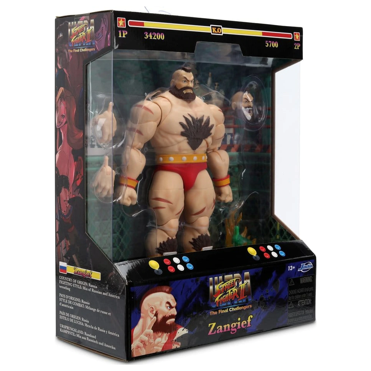 Ultra Street Fighter II: The Final Challengers Action Figure 1/12 Zangief 18 cm       product photo