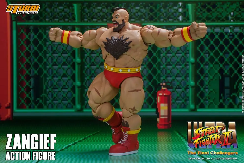 Ultra Street Fighter II: The Final Challengers Action Figure 1/12 Zangief 19 cm product photo