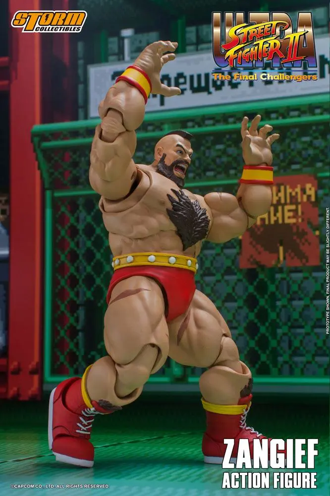Ultra Street Fighter II: The Final Challengers Action Figure 1/12 Zangief 19 cm product photo