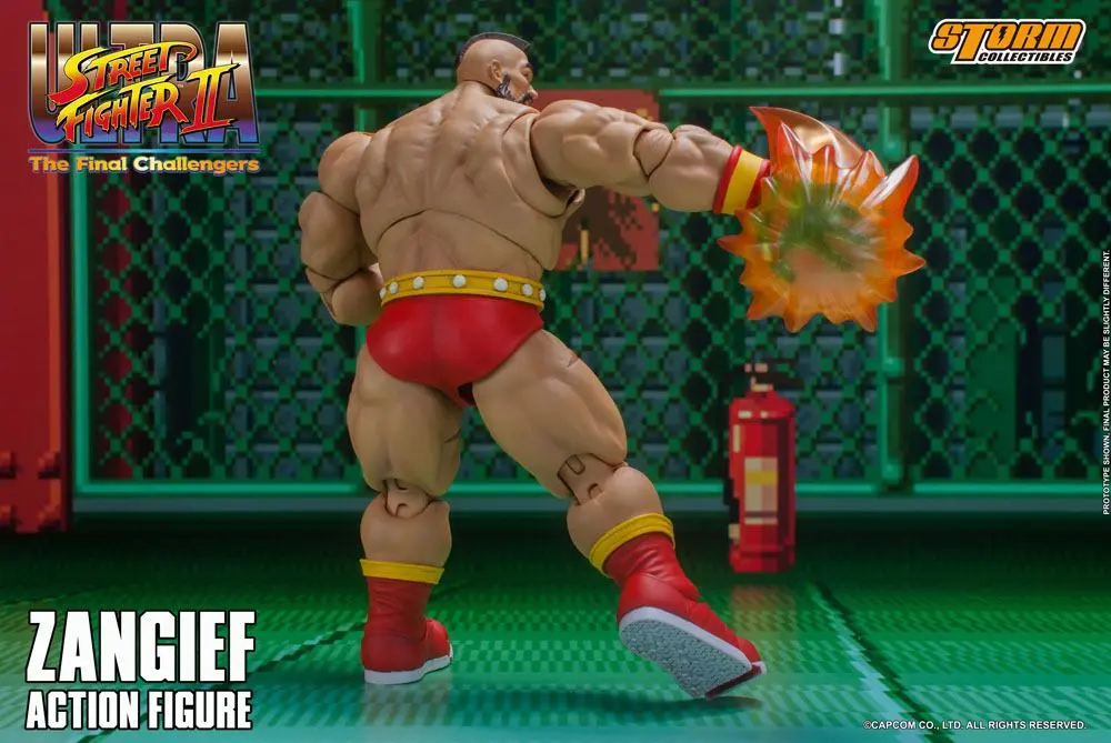 Ultra Street Fighter II: The Final Challengers Action Figure 1/12 Zangief 19 cm product photo
