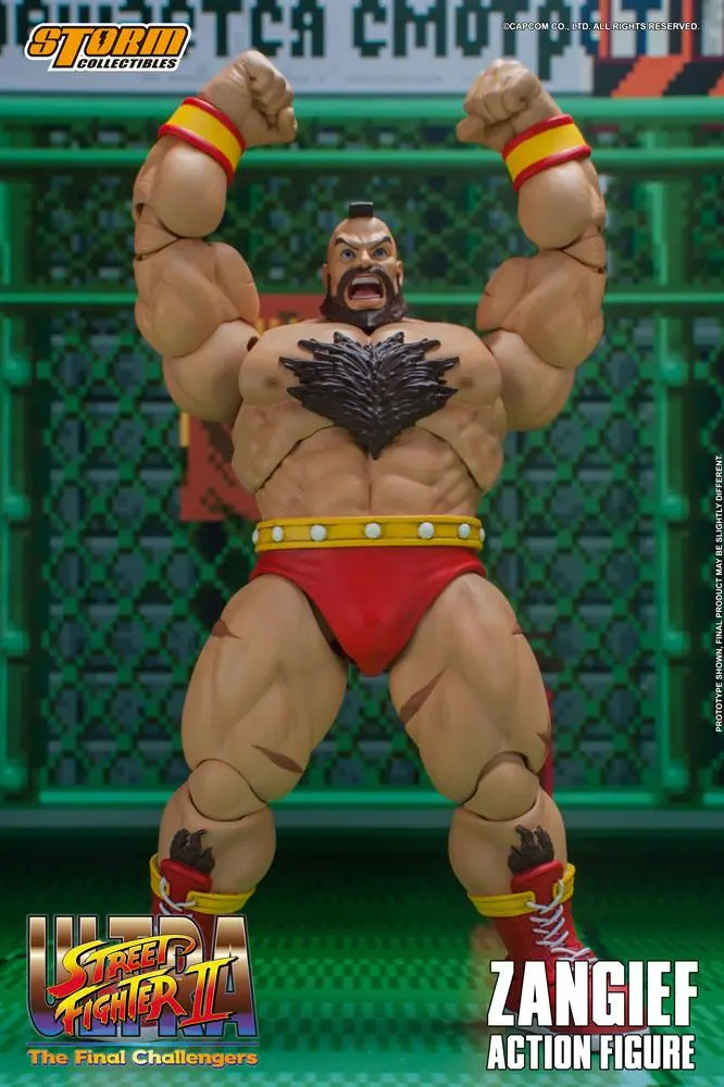 Ultra Street Fighter II: The Final Challengers Action Figure 1/12 Zangief 19 cm product photo