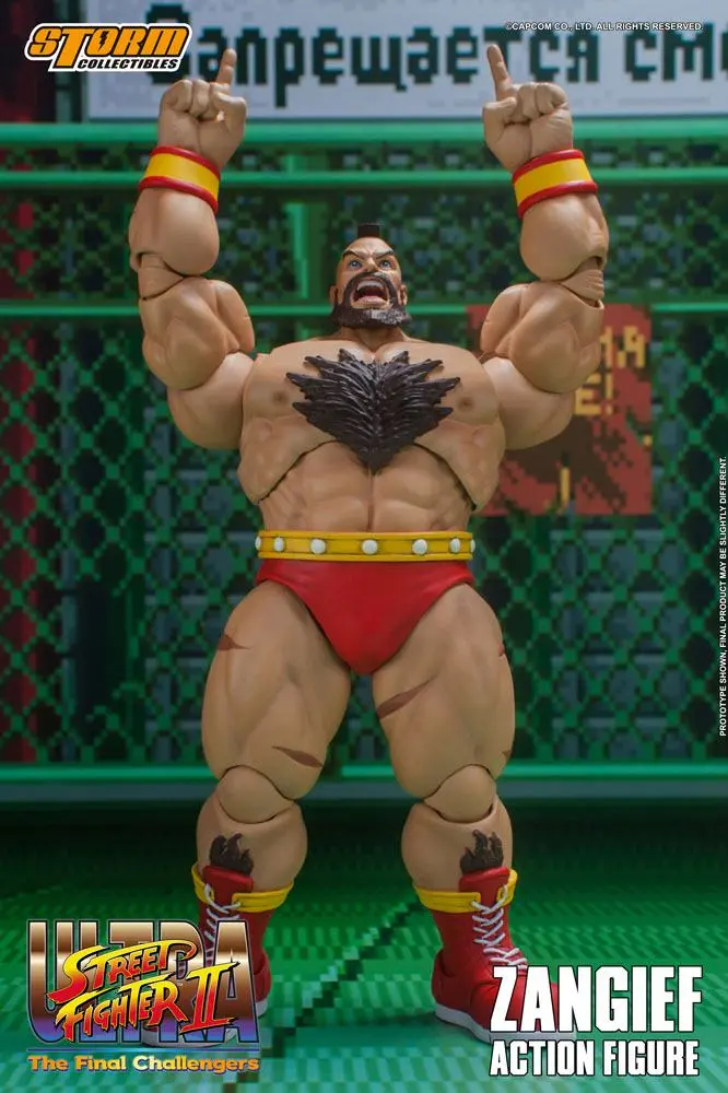 Ultra Street Fighter II: The Final Challengers Action Figure 1/12 Zangief 19 cm product photo