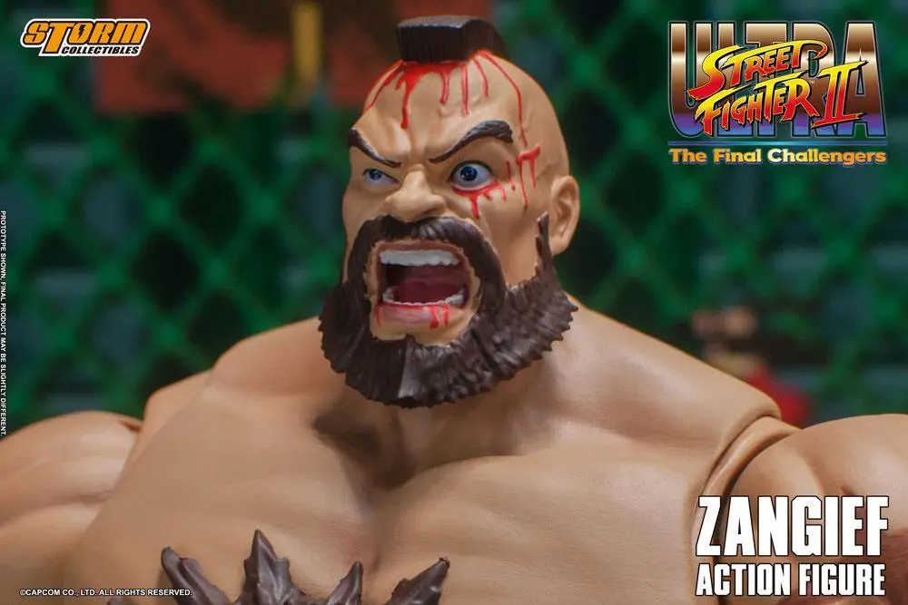 Ultra Street Fighter II: The Final Challengers Action Figure 1/12 Zangief 19 cm product photo