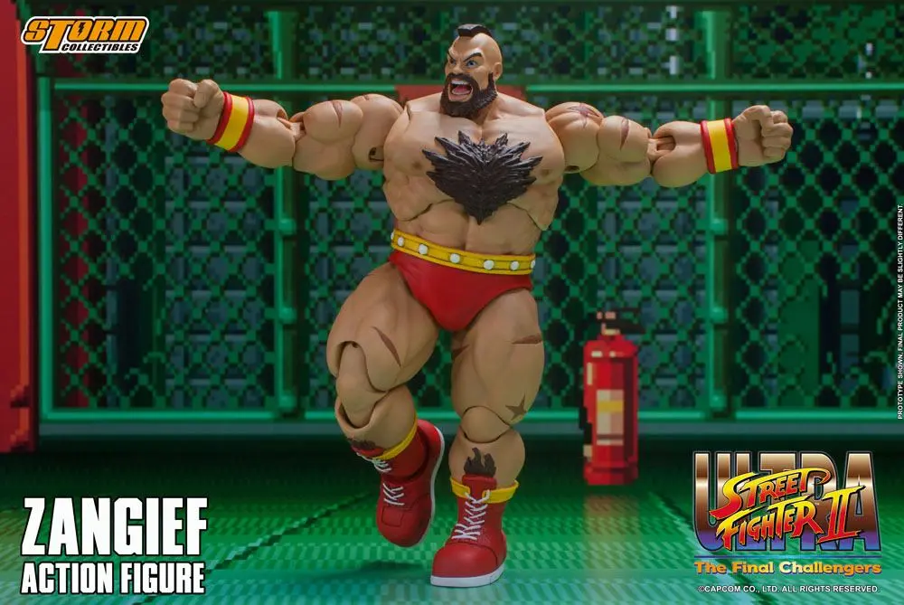 Ultra Street Fighter II: The Final Challengers Action Figure 1/12 Zangief 19 cm product photo