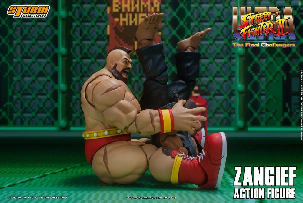 Ultra Street Fighter II: The Final Challengers Action Figure 1/12 Zangief 19 cm product photo
