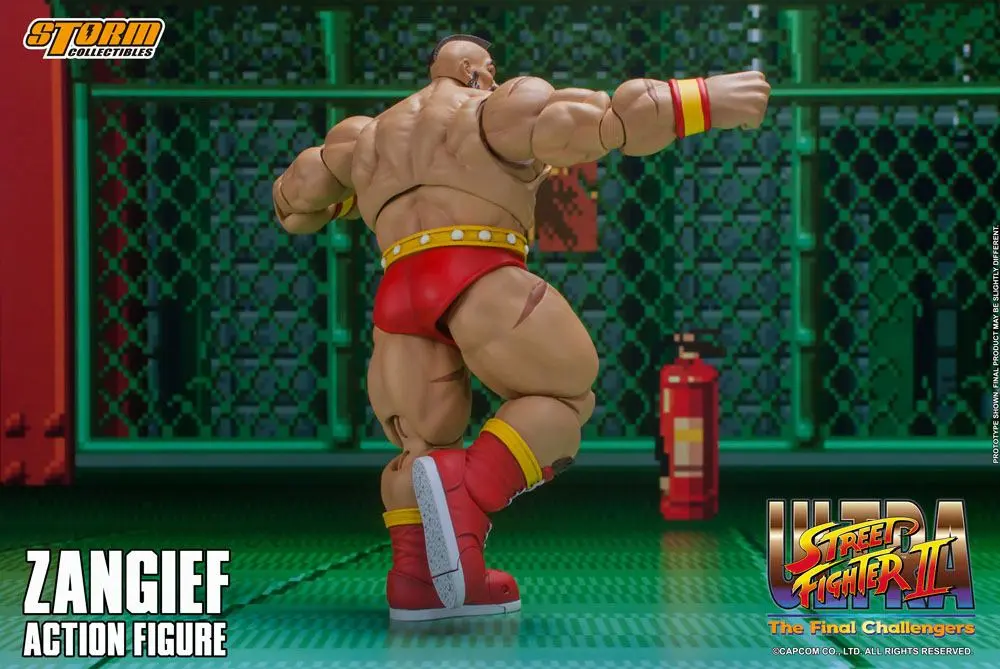 Ultra Street Fighter II: The Final Challengers Action Figure 1/12 Zangief 19 cm product photo