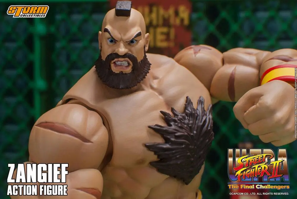 Ultra Street Fighter II: The Final Challengers Action Figure 1/12 Zangief 19 cm product photo