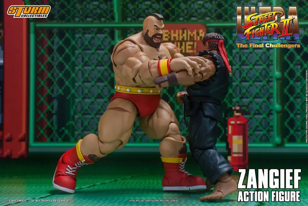 Ultra Street Fighter II: The Final Challengers Action Figure 1/12 Zangief 19 cm product photo