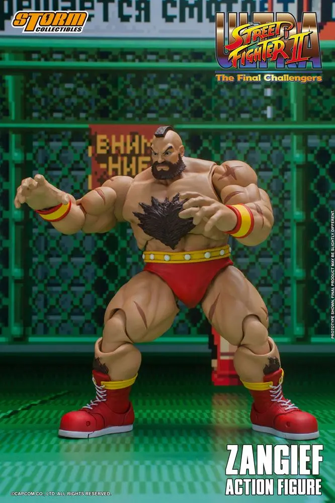 Ultra Street Fighter II: The Final Challengers Action Figure 1/12 Zangief 19 cm product photo