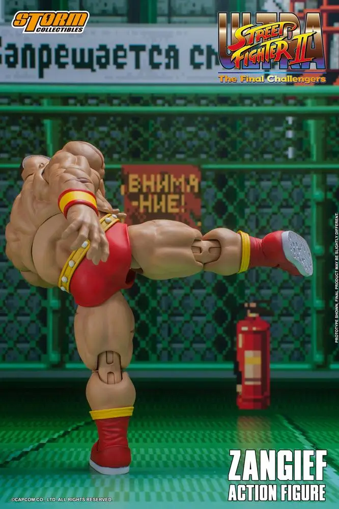 Ultra Street Fighter II: The Final Challengers Action Figure 1/12 Zangief 19 cm product photo