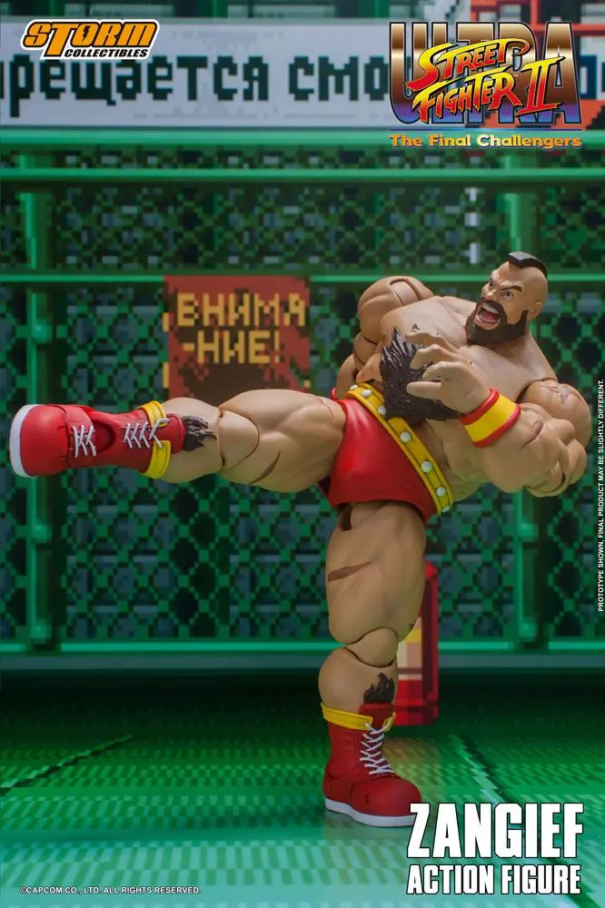 Ultra Street Fighter II: The Final Challengers Action Figure 1/12 Zangief 19 cm product photo