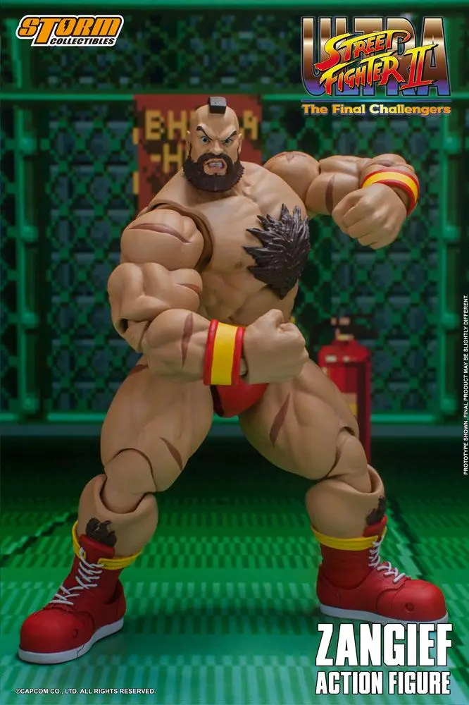 Ultra Street Fighter II: The Final Challengers Action Figure 1/12 Zangief 19 cm product photo