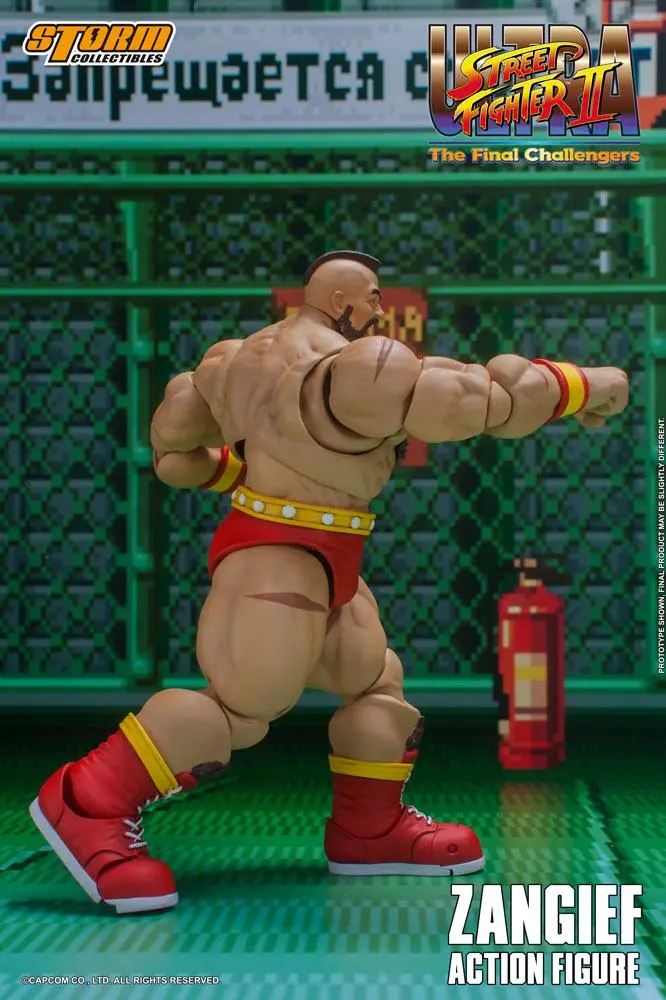 Ultra Street Fighter II: The Final Challengers Action Figure 1/12 Zangief 19 cm product photo