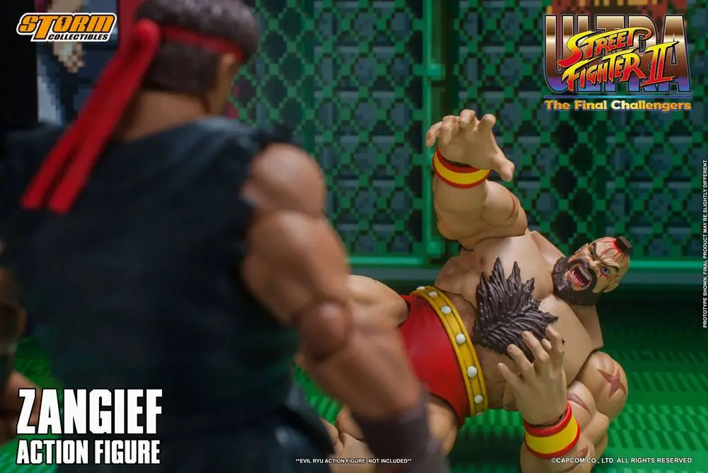 Ultra Street Fighter II: The Final Challengers Action Figure 1/12 Zangief 19 cm product photo
