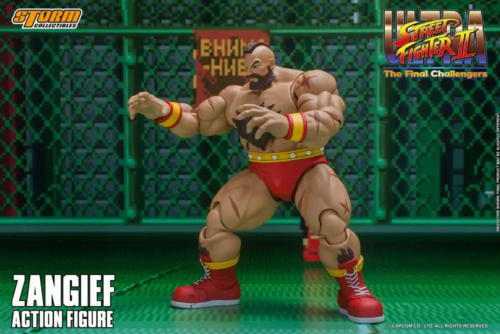 Ultra Street Fighter II: The Final Challengers Action Figure 1/12 Zangief 19 cm product photo