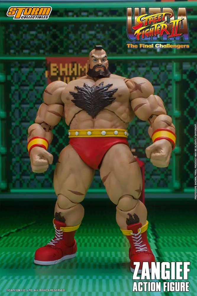 Ultra Street Fighter II: The Final Challengers Action Figure 1/12 Zangief 19 cm product photo