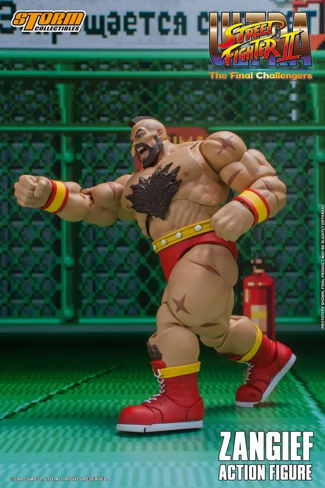 Ultra Street Fighter II: The Final Challengers Action Figure 1/12 Zangief 19 cm product photo