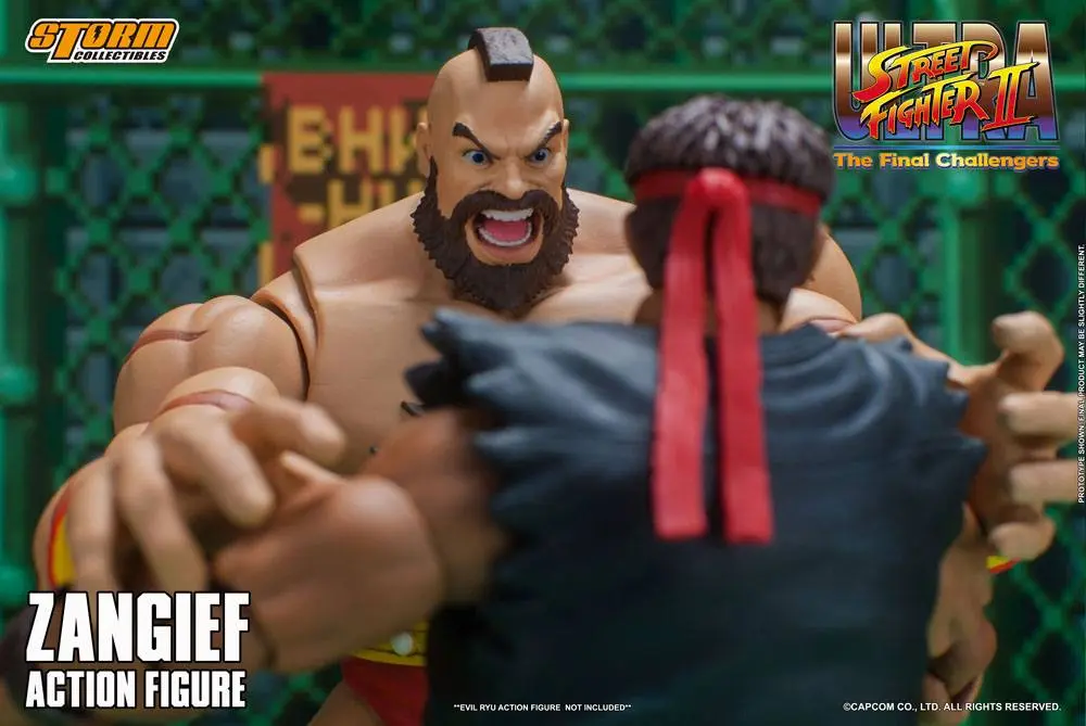 Ultra Street Fighter II: The Final Challengers Action Figure 1/12 Zangief 19 cm product photo